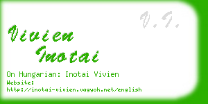 vivien inotai business card